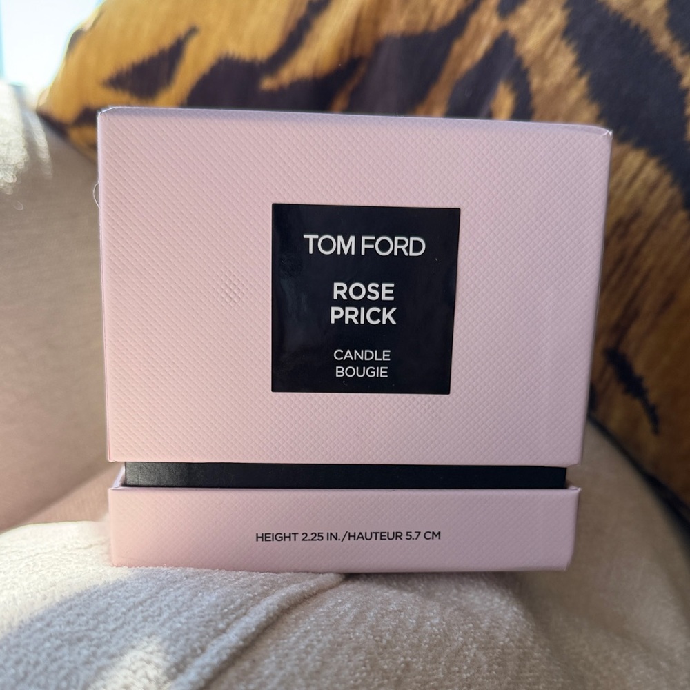 Tom Ford Rose Prick Candle - Soft Pink - Height 2.25 in.